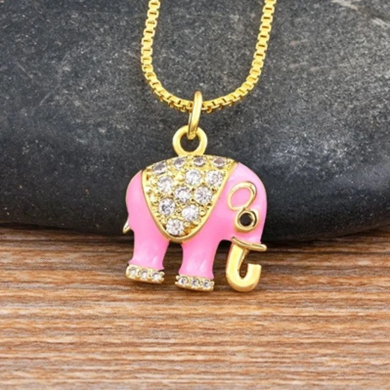 Collier Éléphant Couleurs