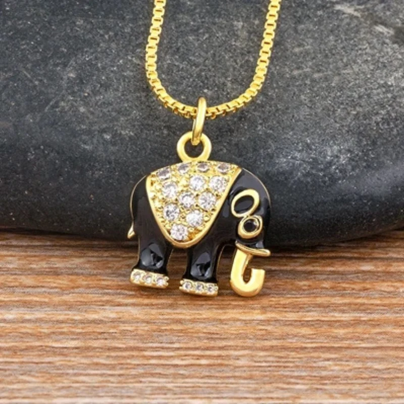 Collier Éléphant Couleurs