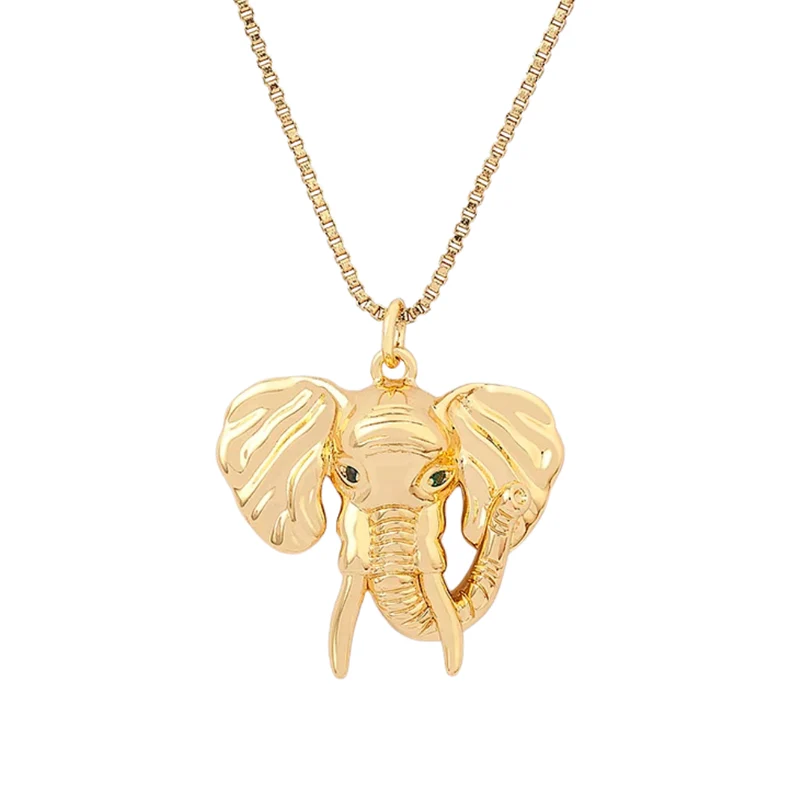 Collier Grosse Tête d'Éléphant