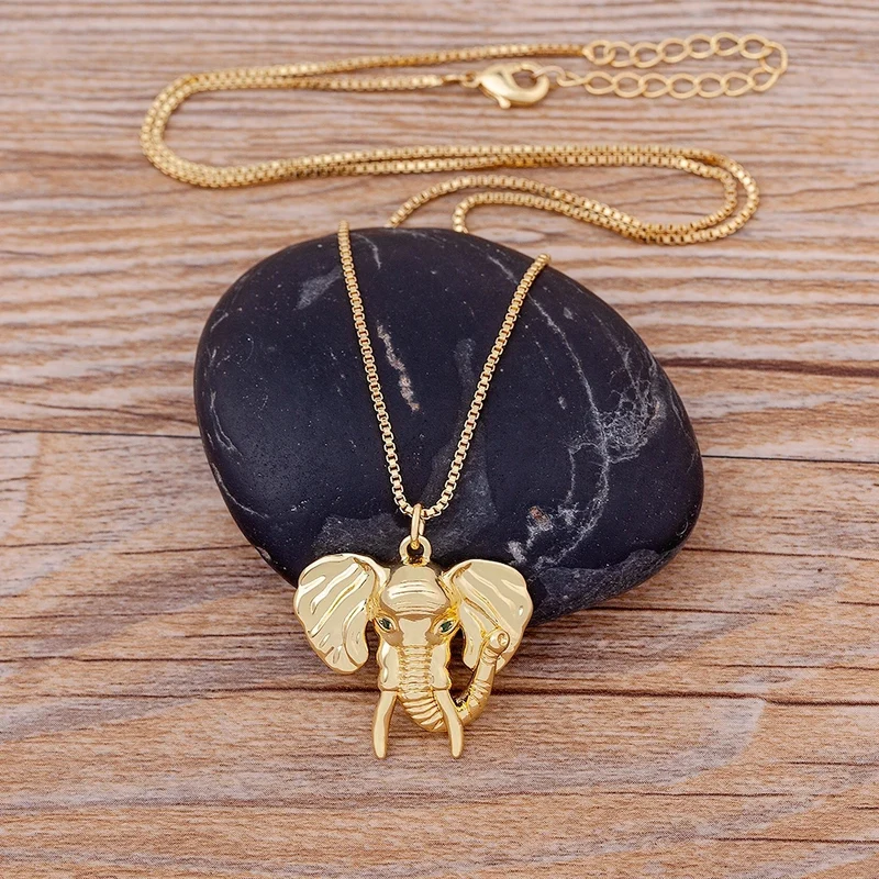 Collier Grosse Tête d'Éléphant