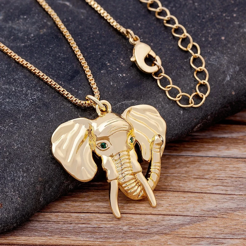 Collier Grosse Tête d'Éléphant