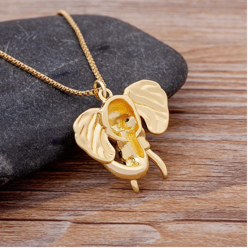 Collier Grosse Tête d'Éléphant
