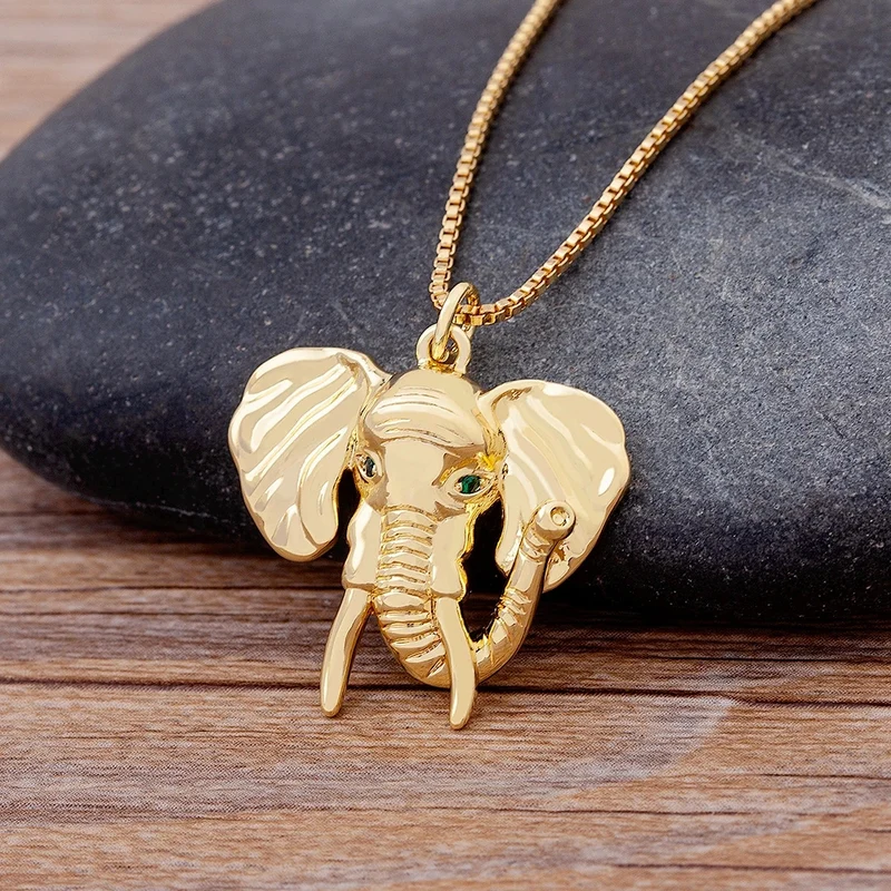 Collier Grosse Tête d'Éléphant