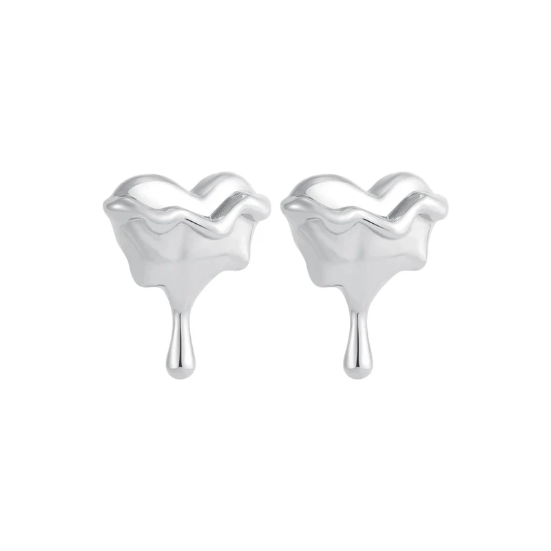 Boucles d'Oreilles Coeur qui Coule