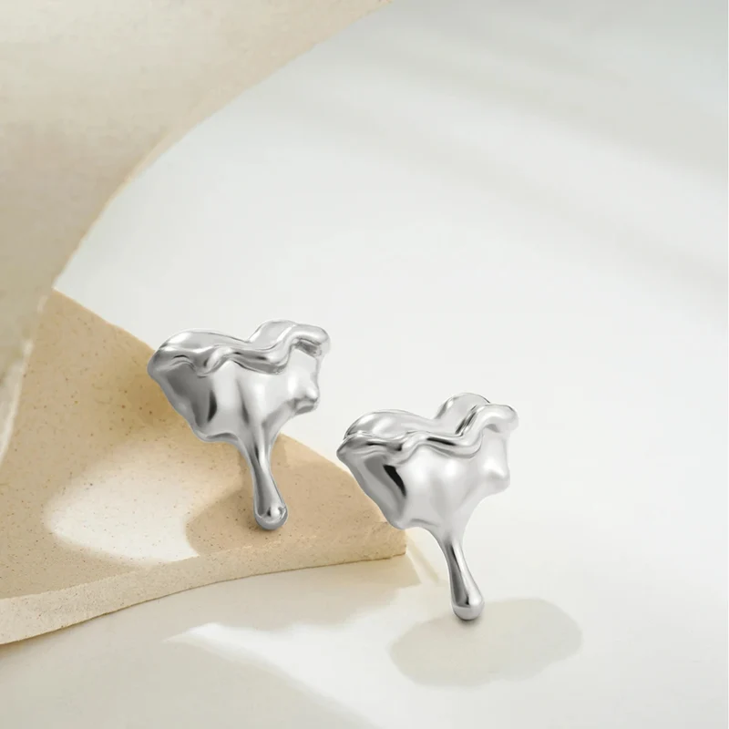 Boucles d'Oreilles Coeur qui Coule