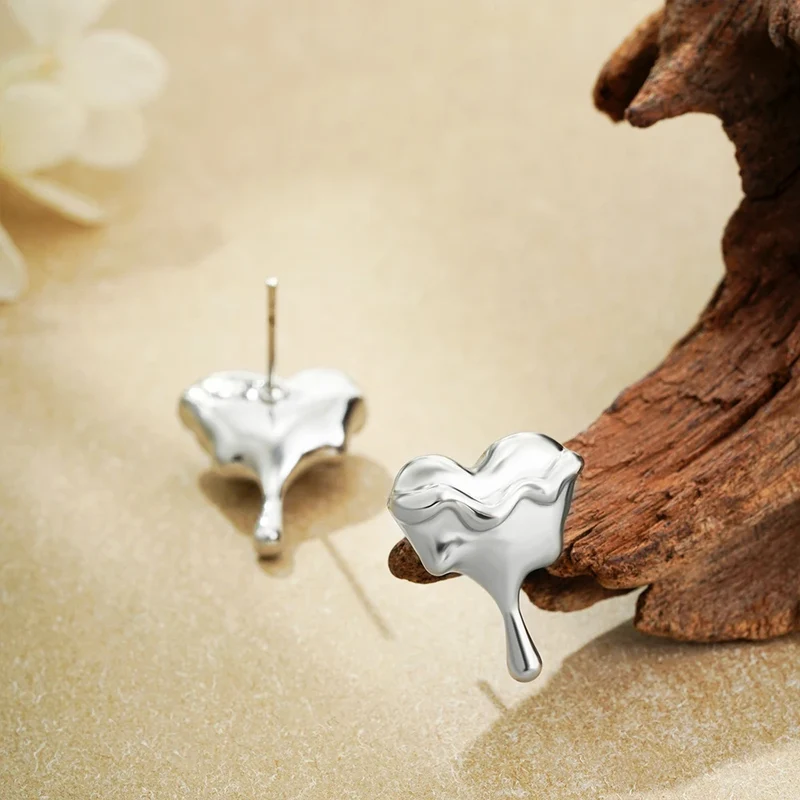 Boucles d'Oreilles Coeur qui Coule