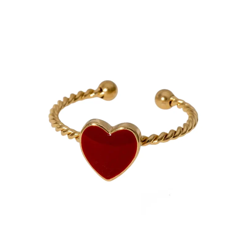 Bague Coeur Torsadé