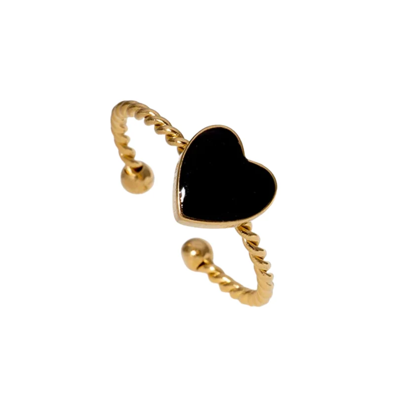 Bague Coeur Torsadé