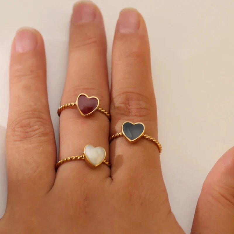 Bague Coeur Torsadé