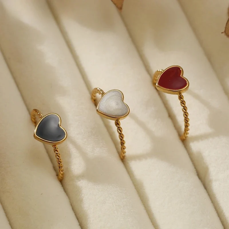 Bague Coeur Torsadé