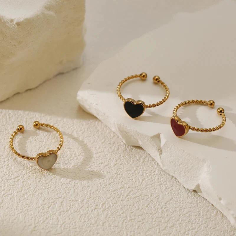 Bague Coeur Torsadé