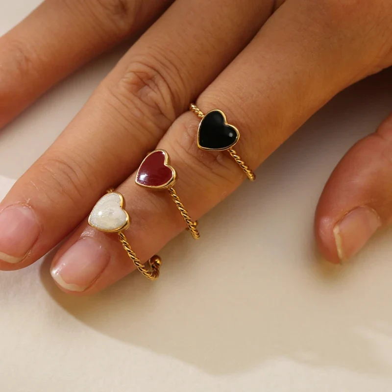 Bague Coeur Torsadé