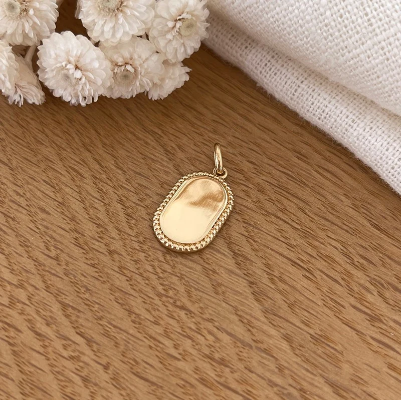 Pendentif "Jodi" plaqué or