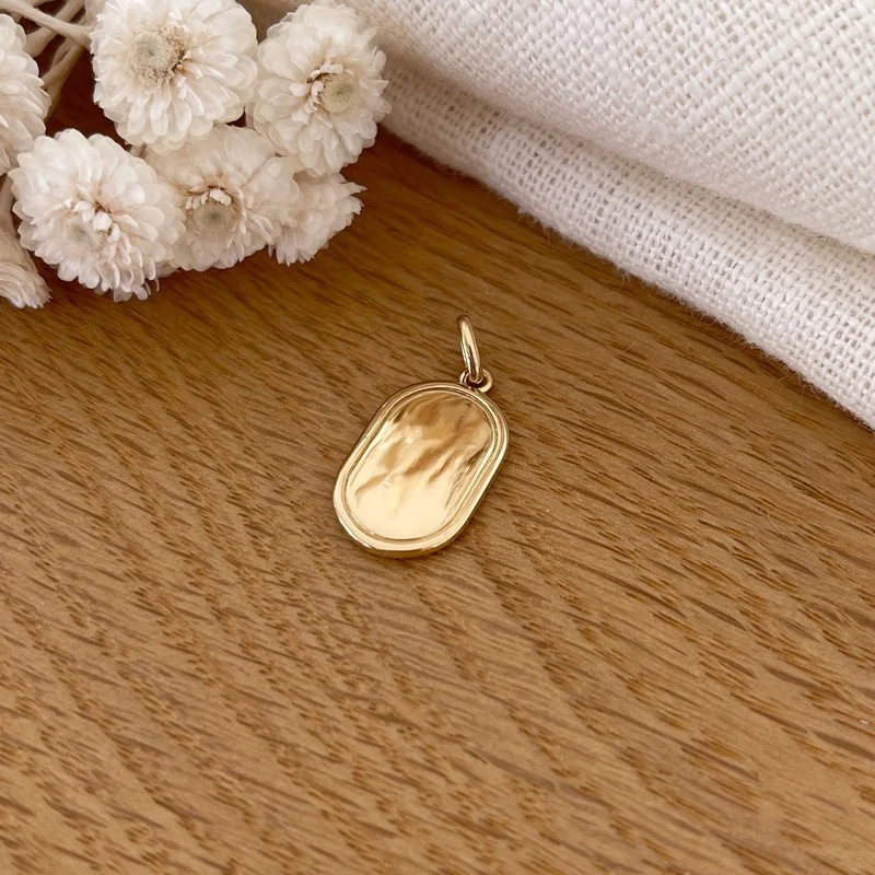 Pendentif "Jodi" plaqué or