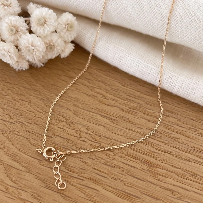 Collier "Saja" plaqué or