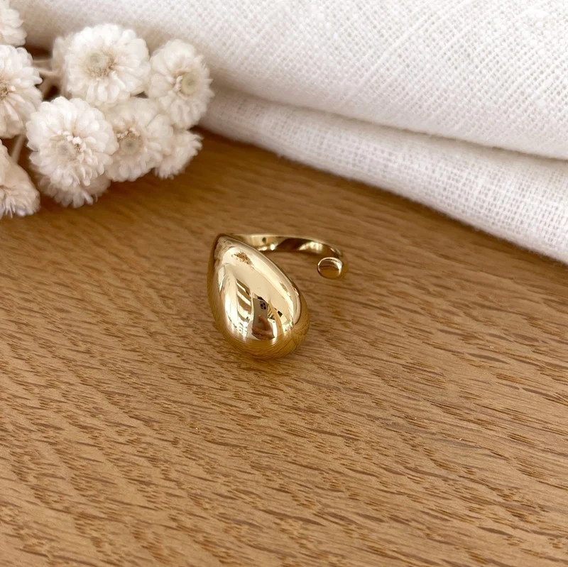 Bague "Gaia" acier