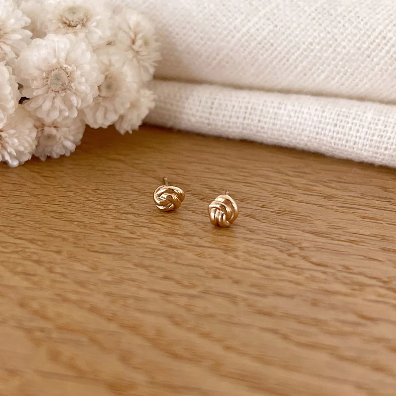Boucles d'oreilles "Noda" plaqué or