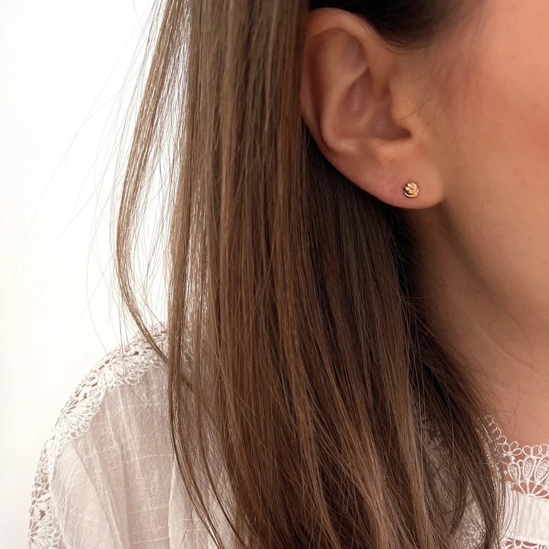 Boucles d'oreilles "Noda" plaqué or