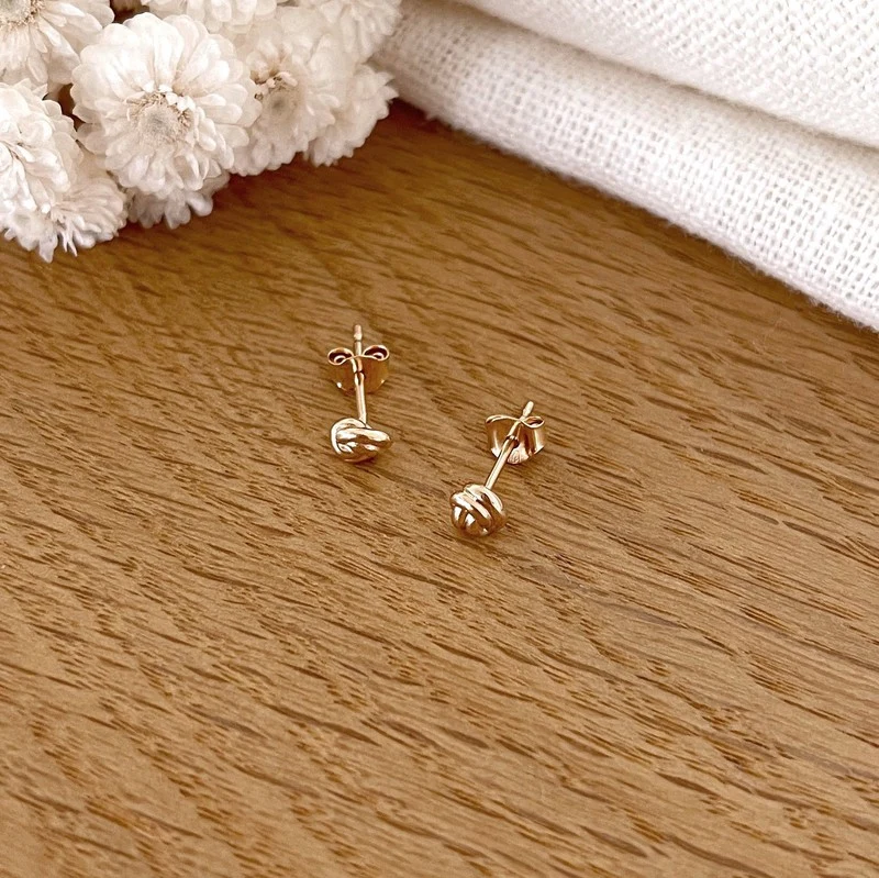 Boucles d'oreilles "Noda" plaqué or