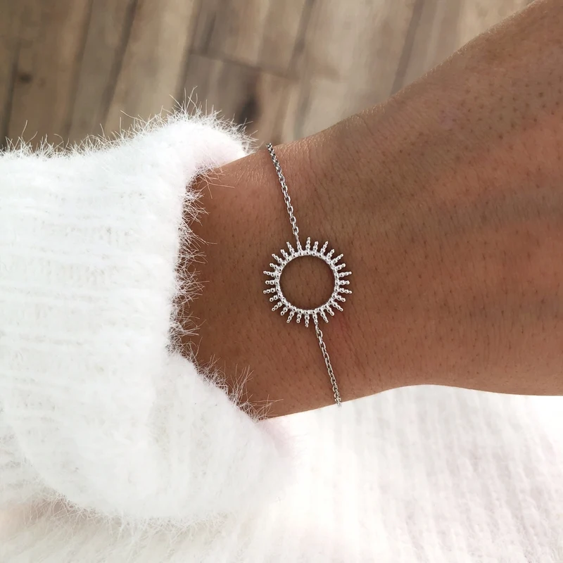 Bracelet "Louce" argent