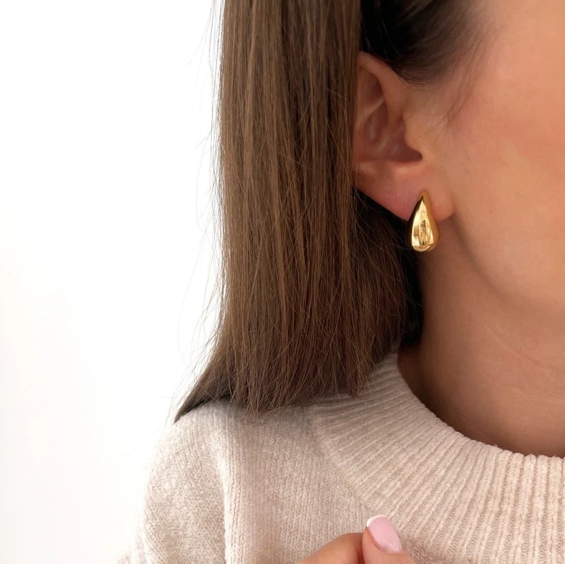 Boucles d'oreilles "Mini Gaia" acier