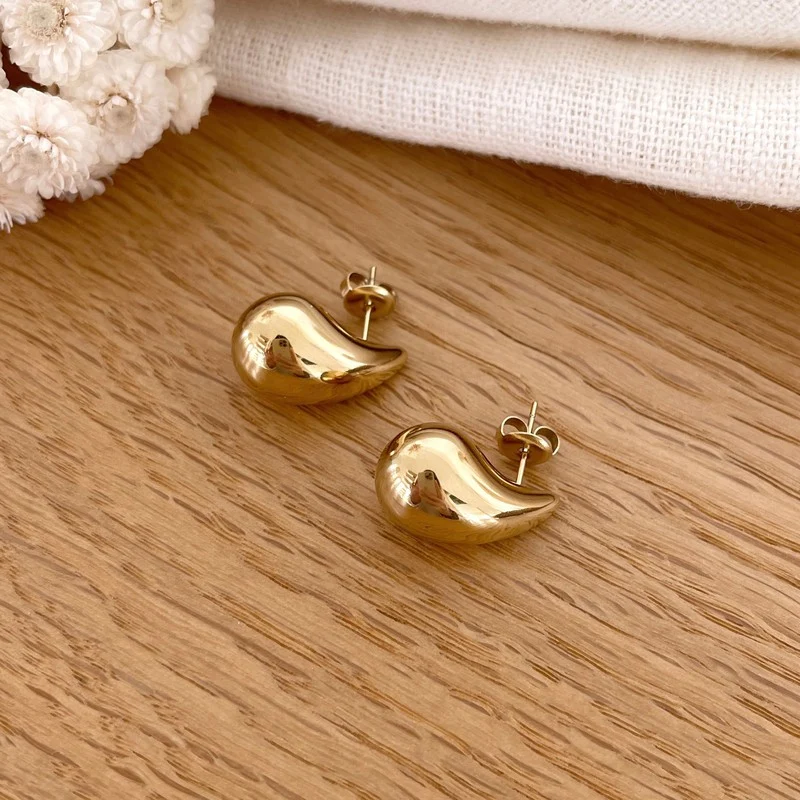 Boucles d'oreilles "Mini Gaia" acier