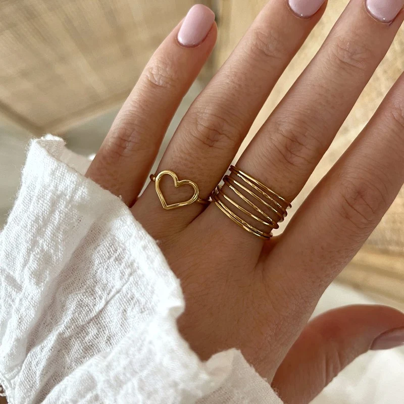 Bague "Maeva" acier