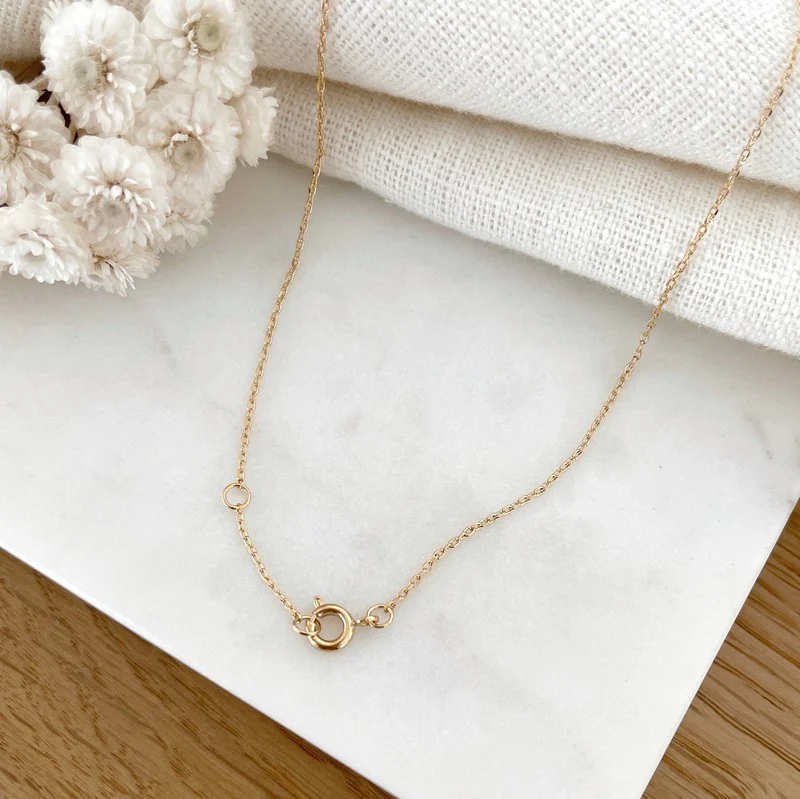 Collier "Maelee" plaqué or