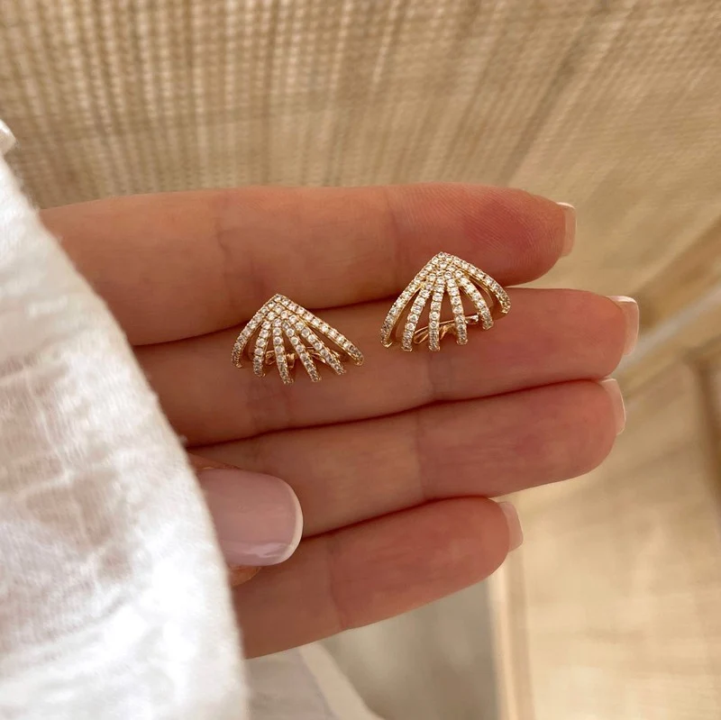 Boucles d'oreilles "Paris" plaqué or