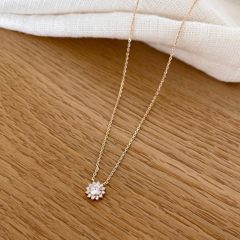 Collier "Sixtine" plaqué or