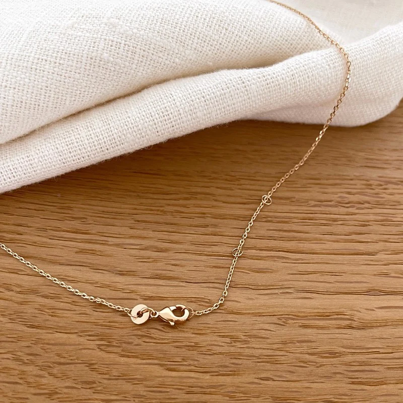 Collier "Sixtine" plaqué or