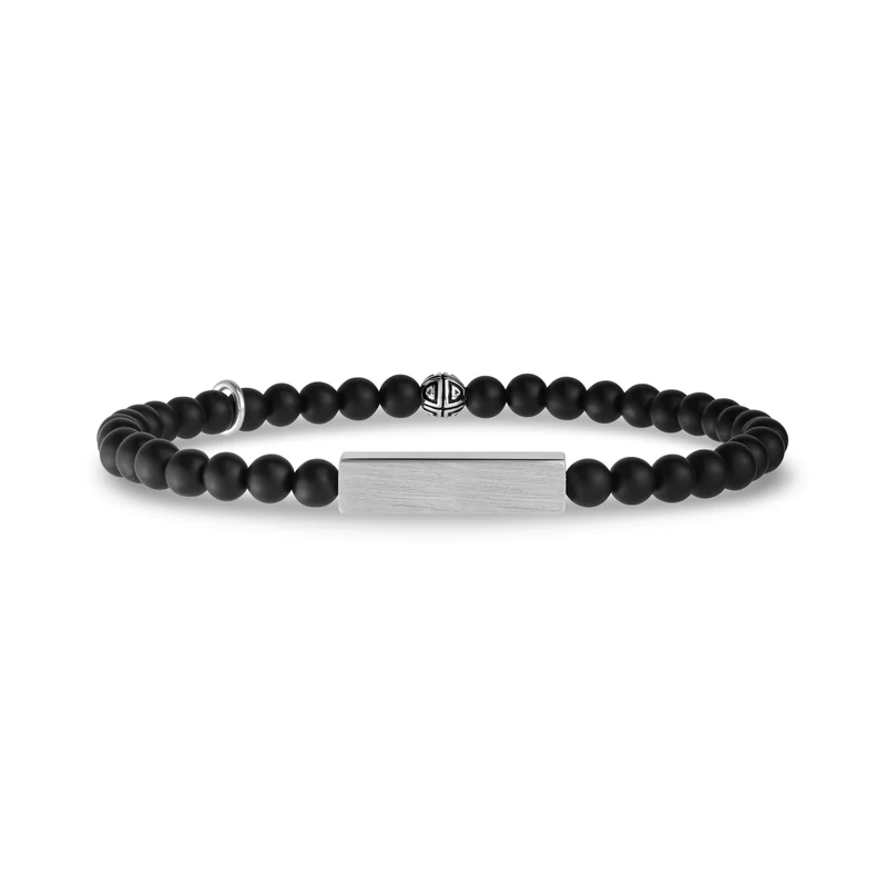 Bracelet de perles rectangulaires - 4MM