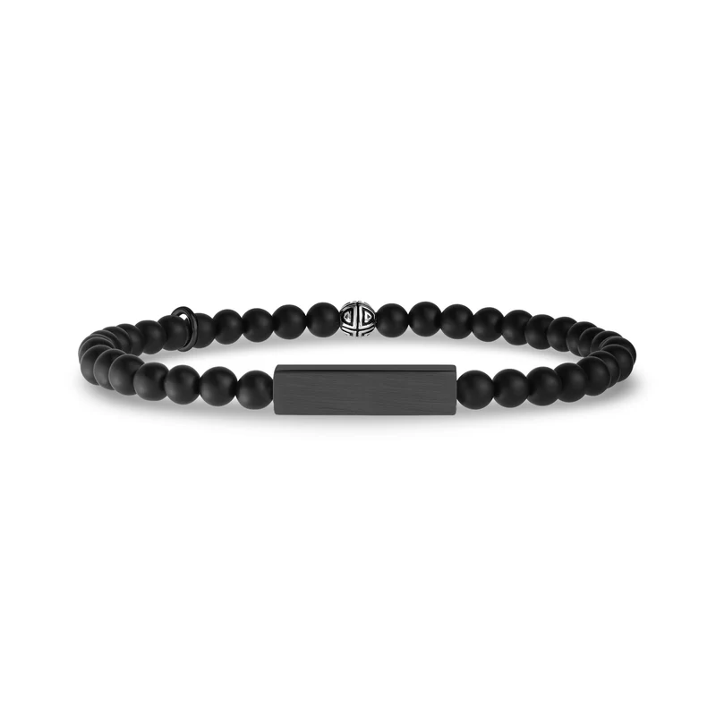 Bracelet de perles rectangulaires - 4MM