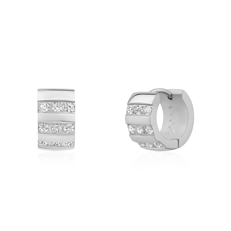 Boucles d'oreilles Huggie Bold Ice - 7MM