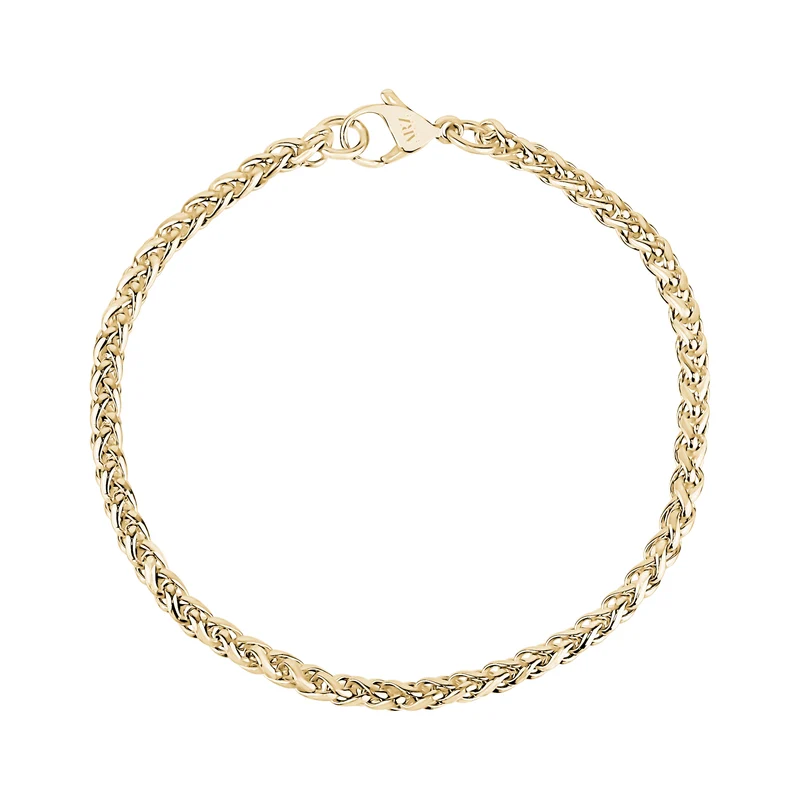 Bracelet en chaîne de blé de 3 mm