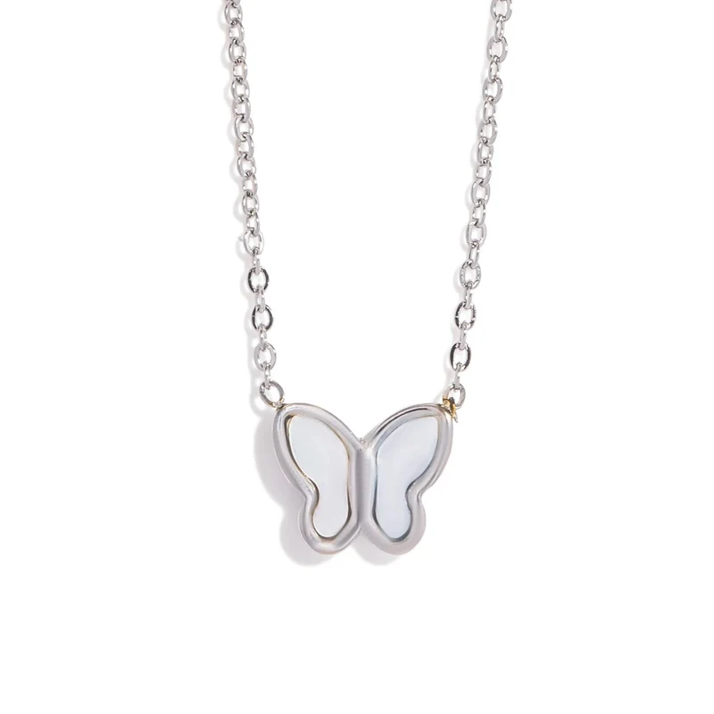 Collier Papillon Nacre