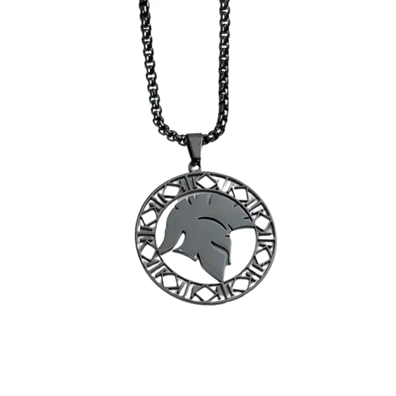 Collier Pendentif Spartan Soldat
