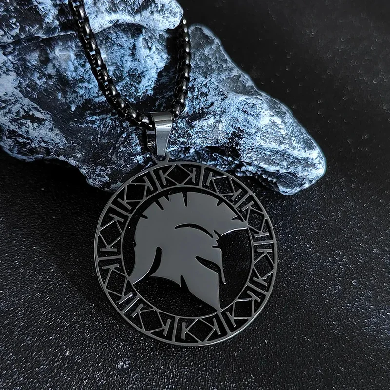Collier Pendentif Spartan Soldat