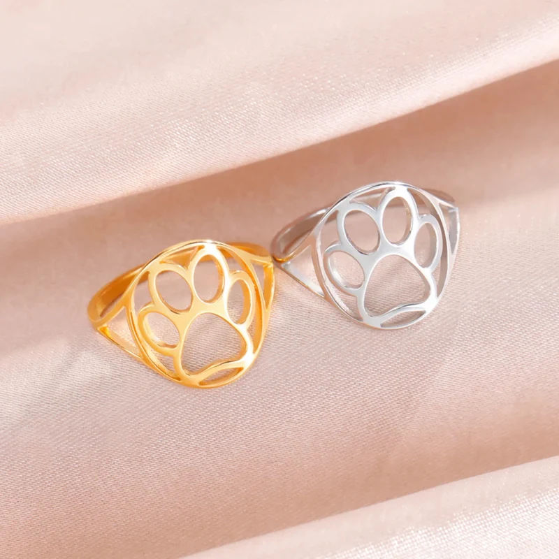 Bague Patte de Chien Femme
