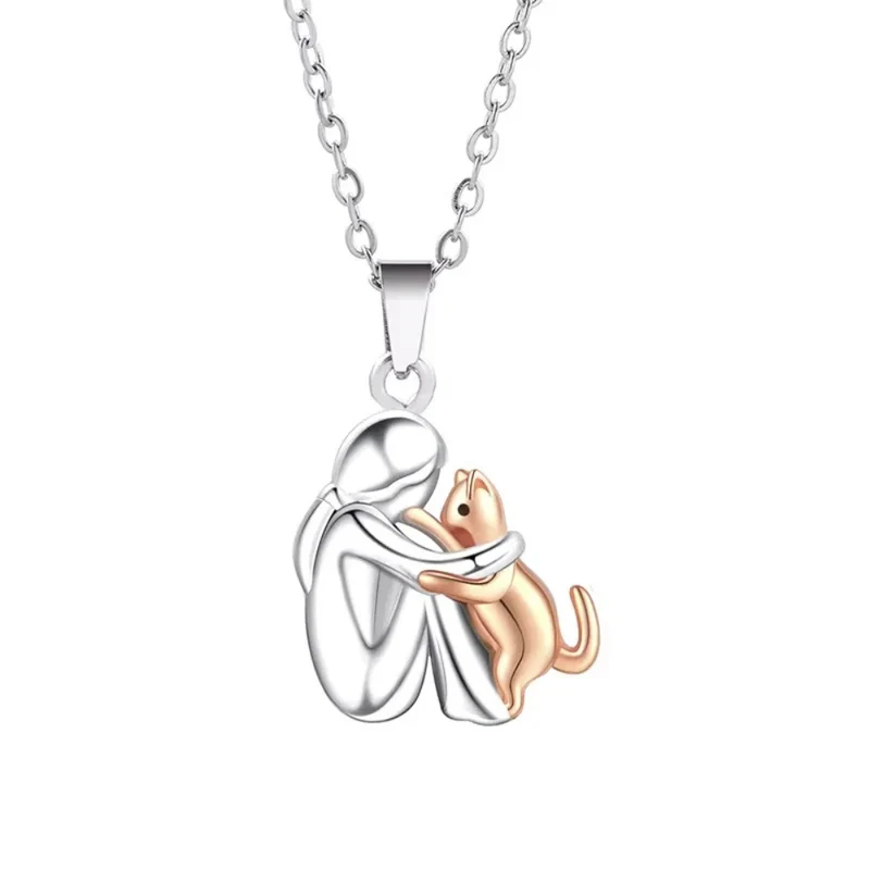 Collier Chat Amour