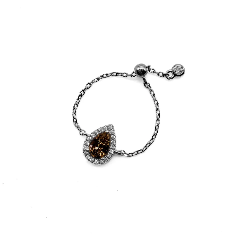 BAGUE "JAIPUR COLOR REGLABLE" ARGENT
