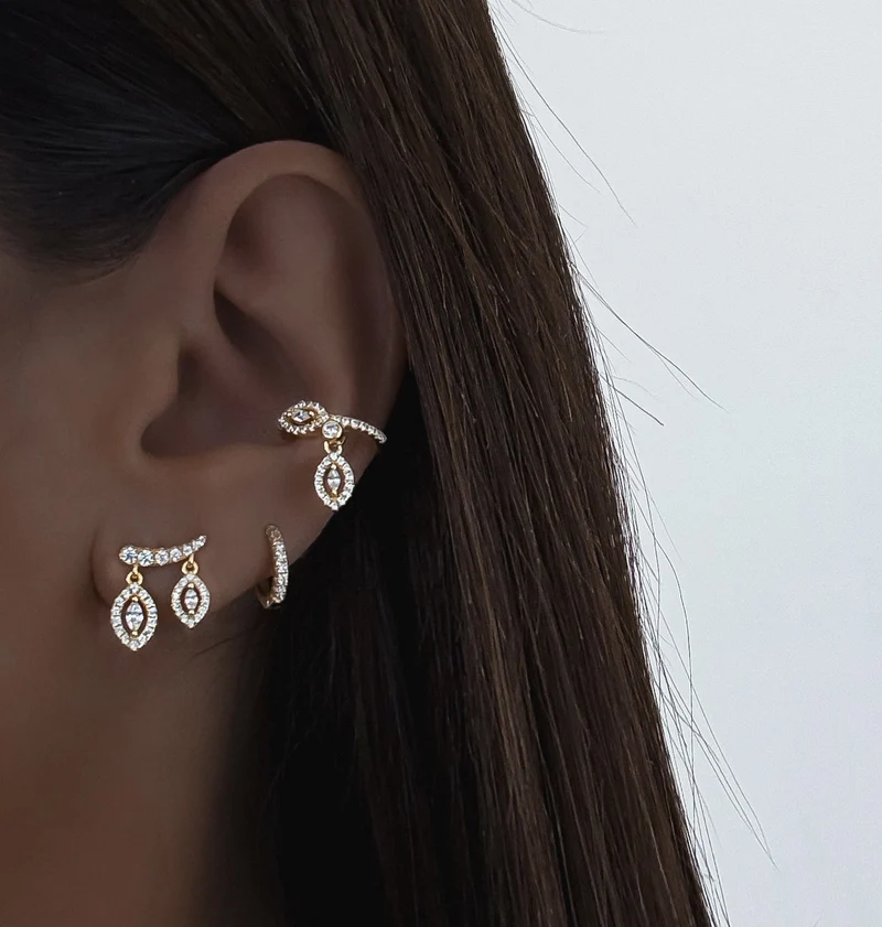 BOUCLE "MARQUISE BARRE"