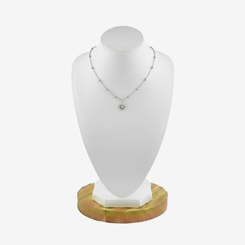 Collier Fleur De Soleil Orné De Strass