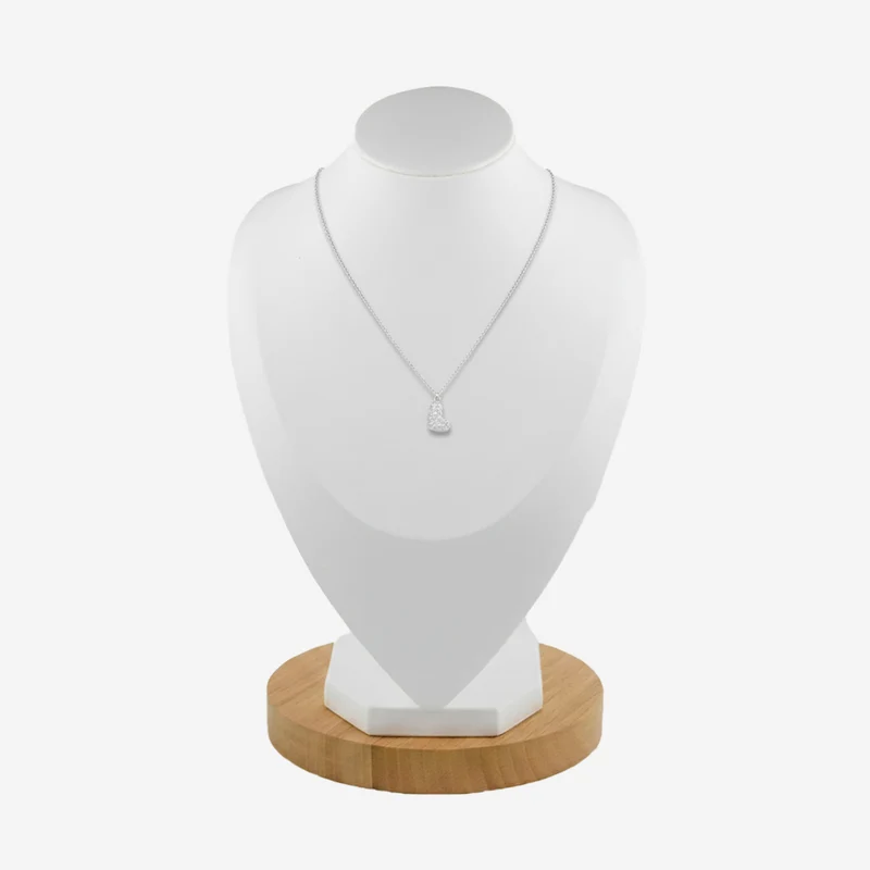 Collier en lettre bubble strass
