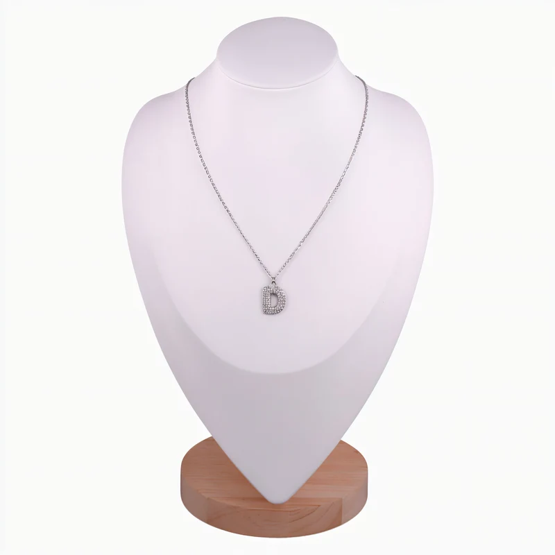 Collier en lettre bubble strass