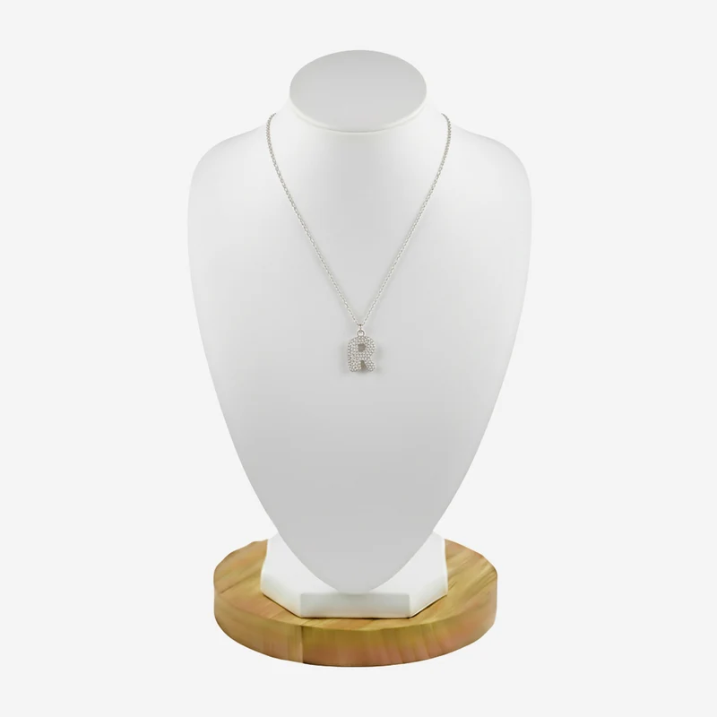 Collier en lettre bubble strass