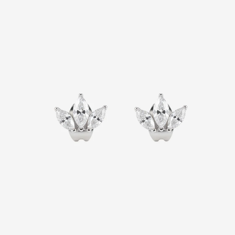Boucles d’Oreilles Trèfle Étincelant