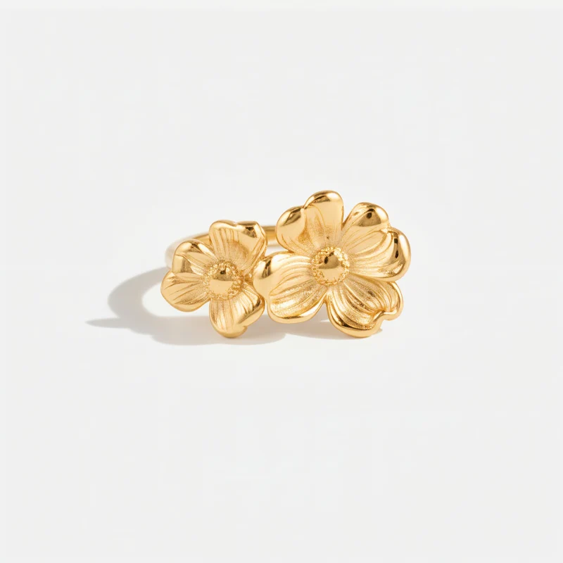 Bague Duo Flora