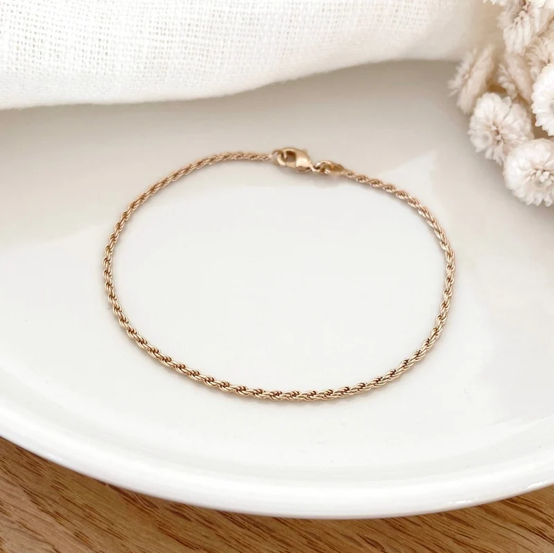 Bracelet "Oscar" plaqué or