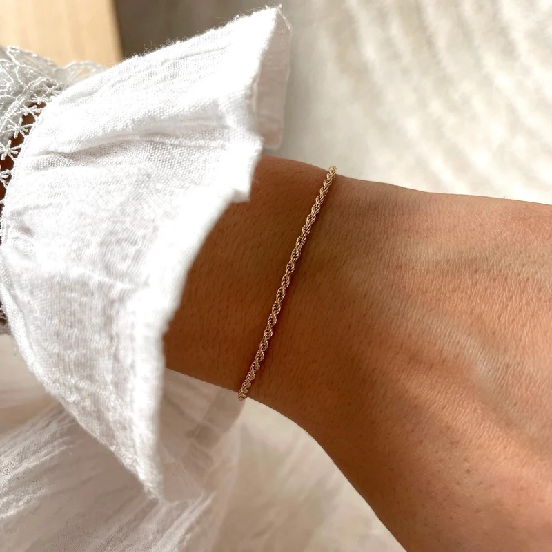 Bracelet "Oscar" plaqué or